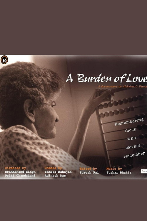Movie poster for A Burden of Love (1999)