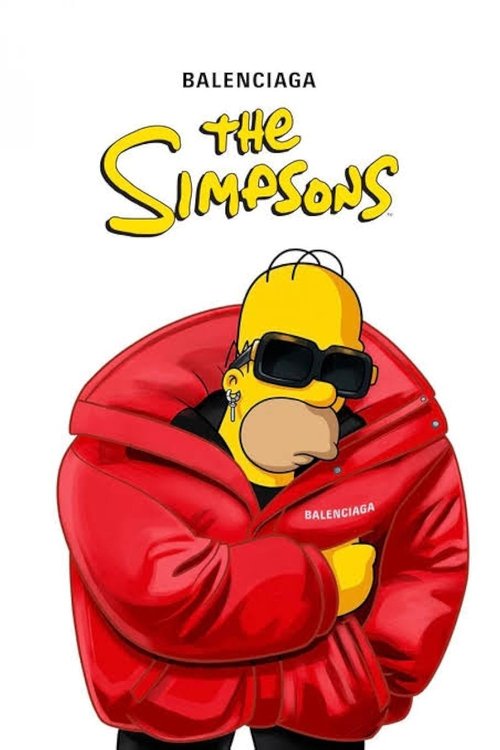 Movie poster for The Simpsons | Balenciaga (2021)
