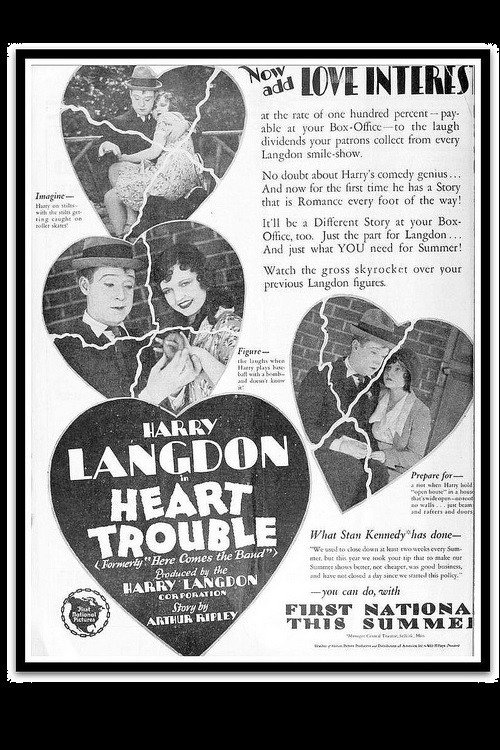 Movie poster for Heart Trouble (1928)
