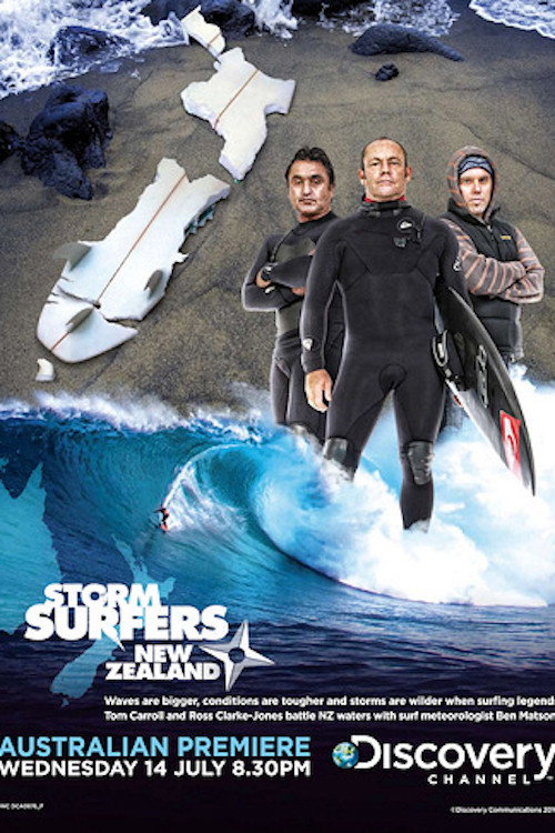 Movie poster for Storm Surfers: New Zealand (2010)