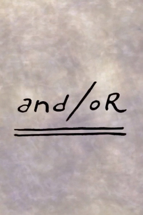 Movie poster for and/or (2012)