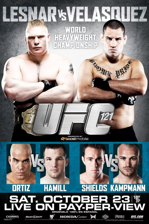 Movie poster for UFC 121: Lesnar vs. Velasquez (2010)