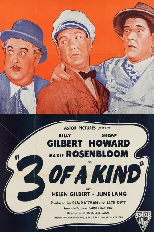 Movie poster for Three of a Kind (1944)