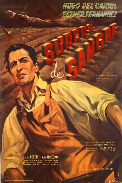 Movie poster for Surcos de sangre (1950)