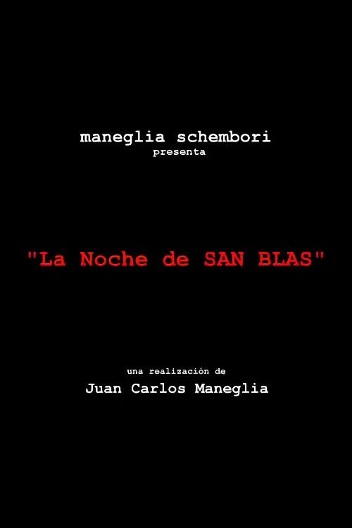 Movie poster for La noche de San Blas (1989)