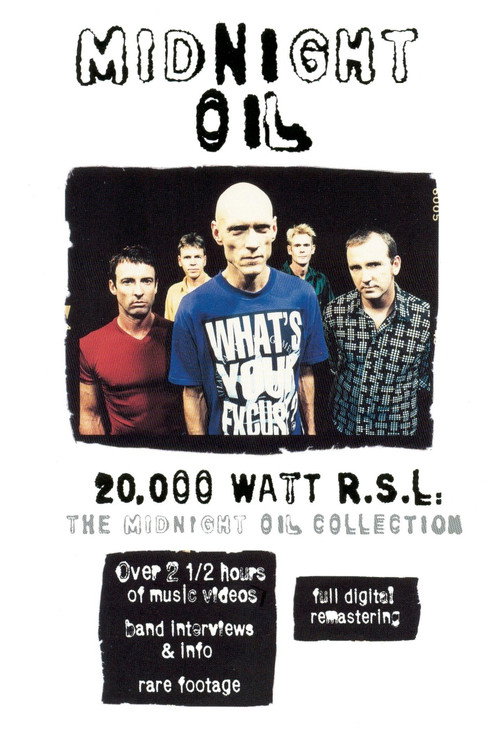 Movie poster for Midnight Oil - 20,000 Watt R.S.L. (1998)