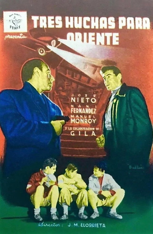Movie poster for Tres huchas para Oriente (1954)