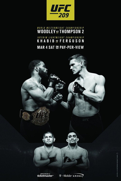 Movie poster for UFC 209: Woodley vs. Thompson 2 (2017)