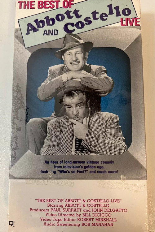 Movie poster for The Best of Abbott & Costello Live (1997)