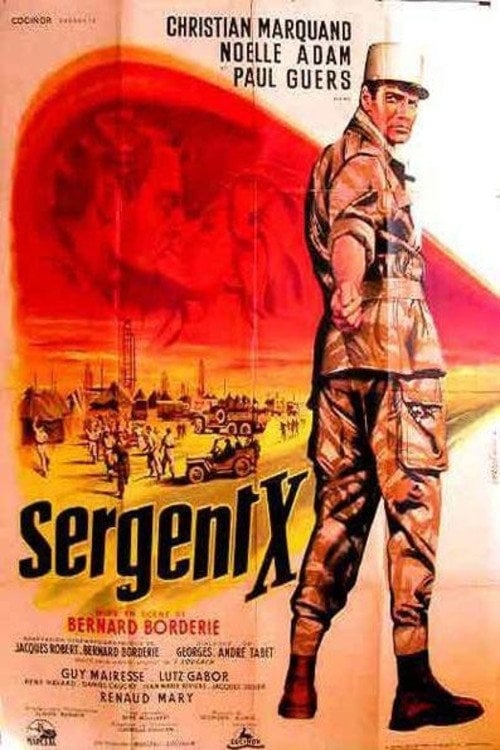 Movie poster for Sergeant X of the Foreign Legion (1960)