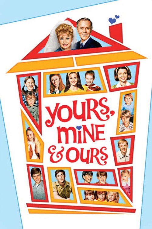 Movie poster for Yours, Mine and Ours (1968)