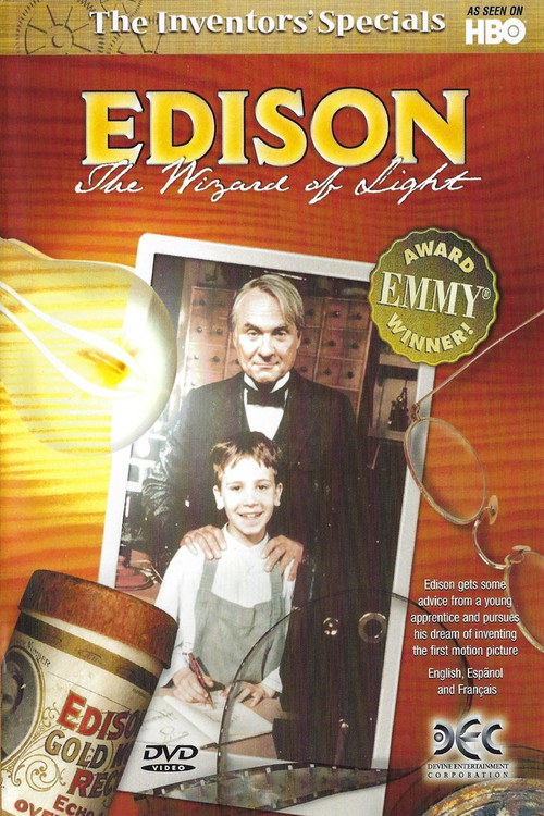 Movie poster for Edison : The Wizard of Light (1998)