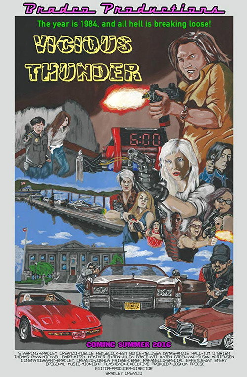 Movie poster for Vicious Thunder (2016)