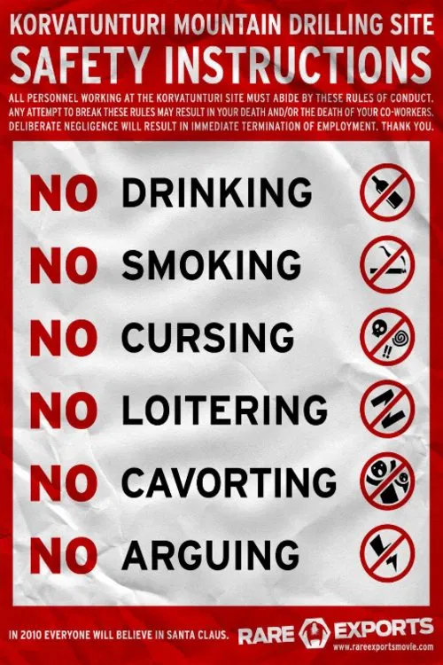 Movie poster for The Official Rare Exports Inc. Safety Instructions 2005 (2005)