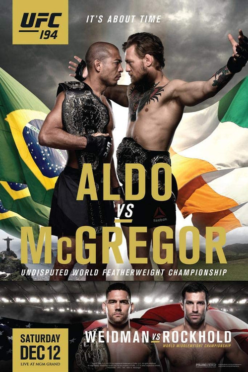 Movie poster for UFC 194: Aldo vs. McGregor (2015)