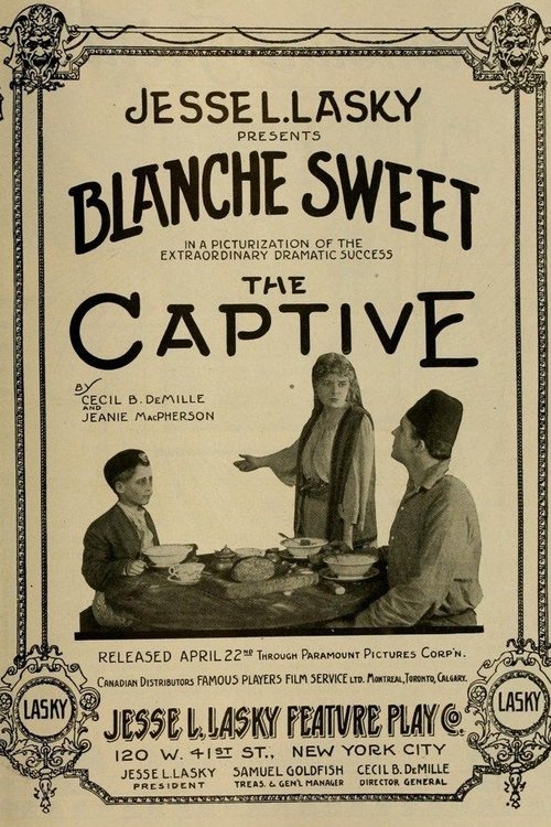 Movie poster for The Captive (1915)