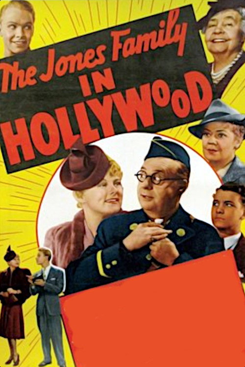 Movie poster for The Jones Family in Hollywood (1939)