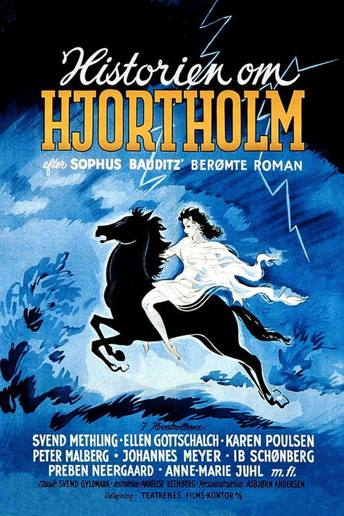 Movie poster for Historien om Hjortholm (1950)
