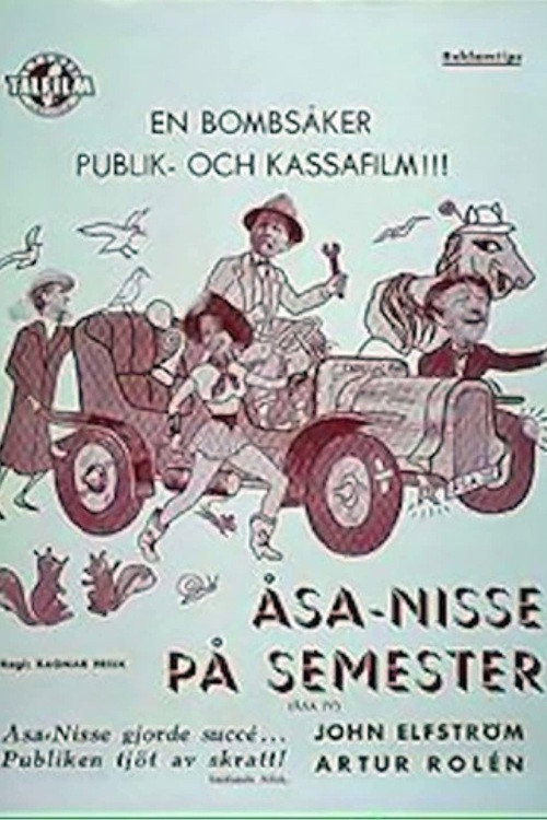 Movie poster for Åsa-Nisse på semester (1953)