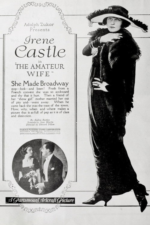 Movie poster for The Amateur Wife (1920)