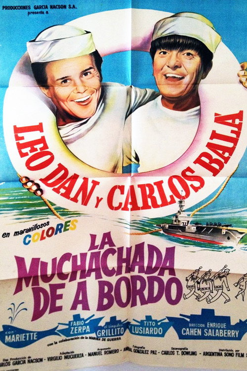 Movie poster for La muchachada de a bordo (1967)