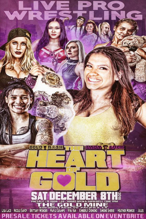 Movie poster for GRPW The Heart Of Gold (2018)