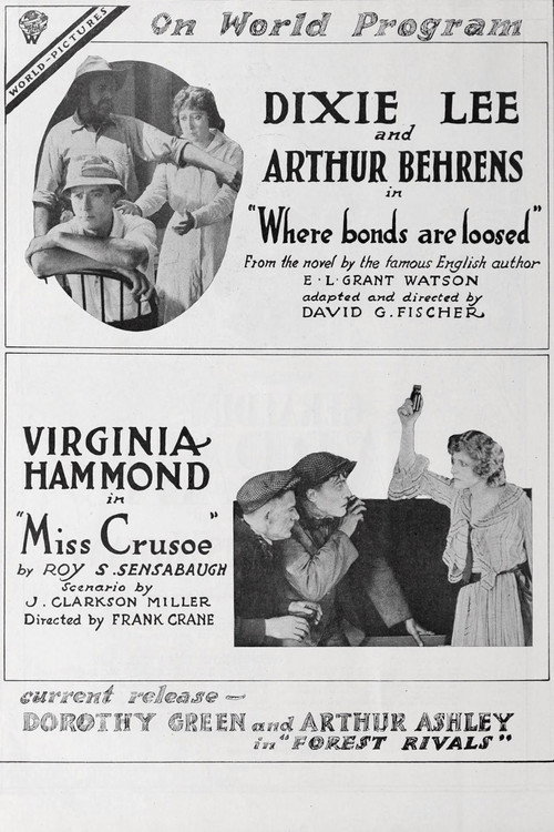Movie poster for Miss Crusoe (1919)