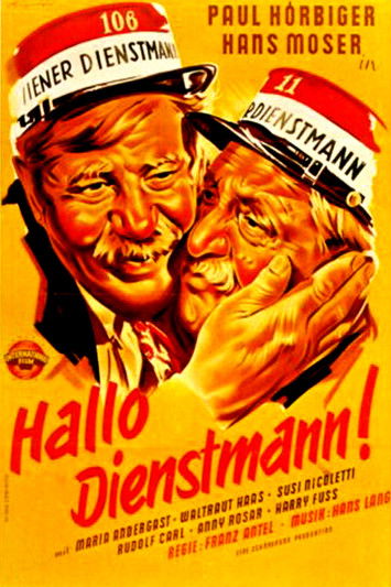 Movie poster for Hello Dienstmann (1952)