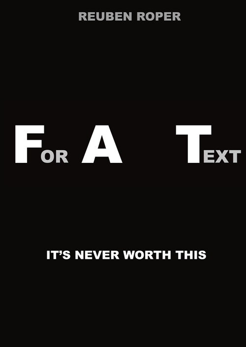 Movie poster for For a Text (2018)