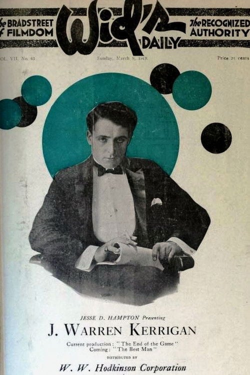 Movie poster for The End of the Game (1919)