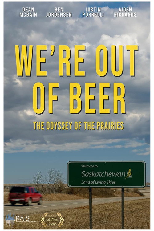 Movie poster for We're Out of Beer (2024)