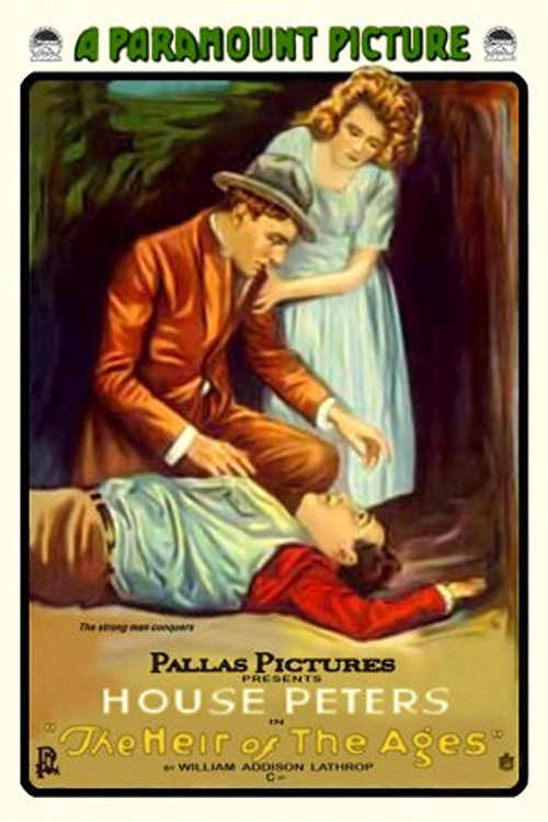 Movie poster for The Heir of the Ages (1917)