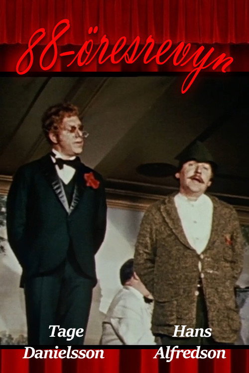 Movie poster for 88-öresrevyn (1971)