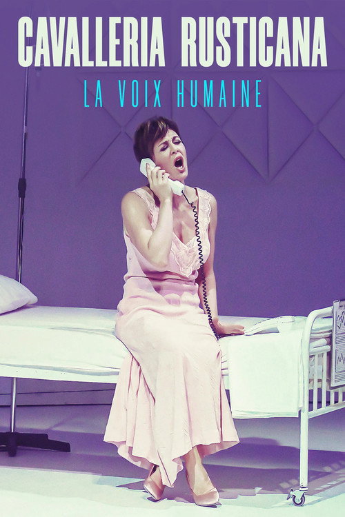 Movie poster for Cavalleria Rusticana - La voix humaine (2017)