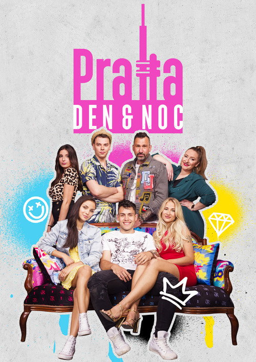 Series poster for Praha - den & noc (2022)