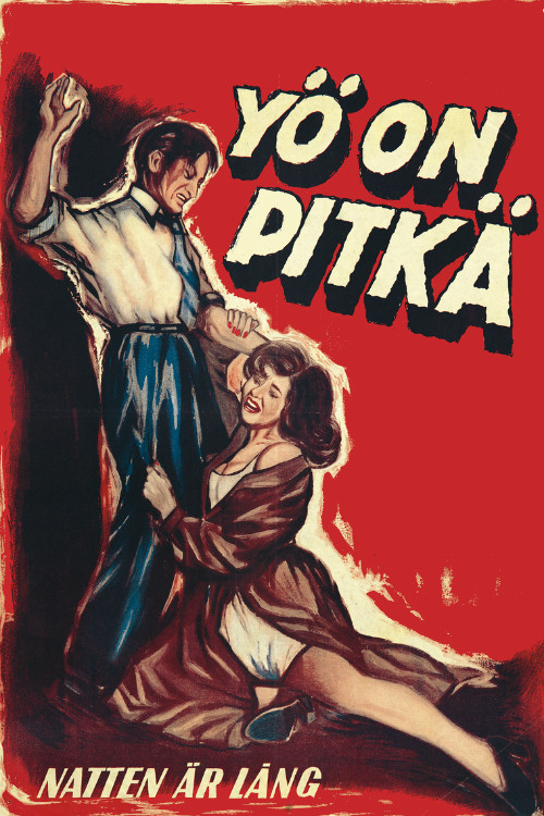 Movie poster for Yö on pitkä (1952)