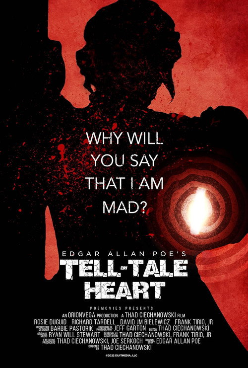 Movie poster for Edgar Allen Poe's Tell-Tale Heart (2022)