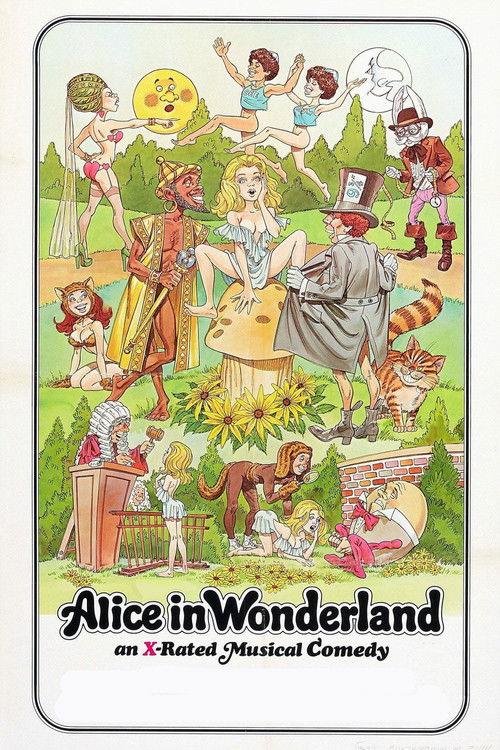 Movie poster for Alice in Wonderland: An X-Rated Musical Fantasy (1976)