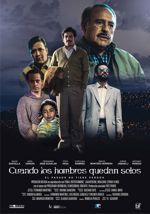 Movie poster for Cuando los hombres quedan solos (2019)