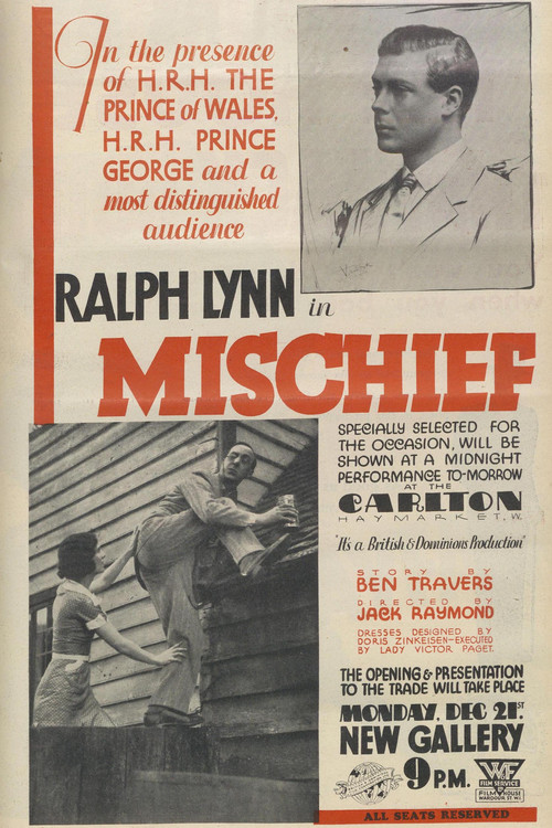 Movie poster for Mischief (1931)