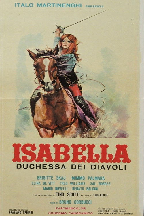 Movie poster for Isabella, Duchess of the Devils (1969)