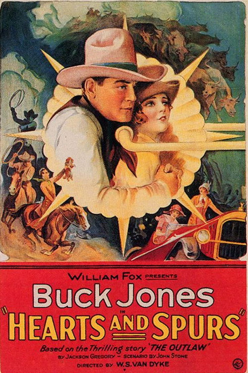 Movie poster for Hearts and Spurs (1925)