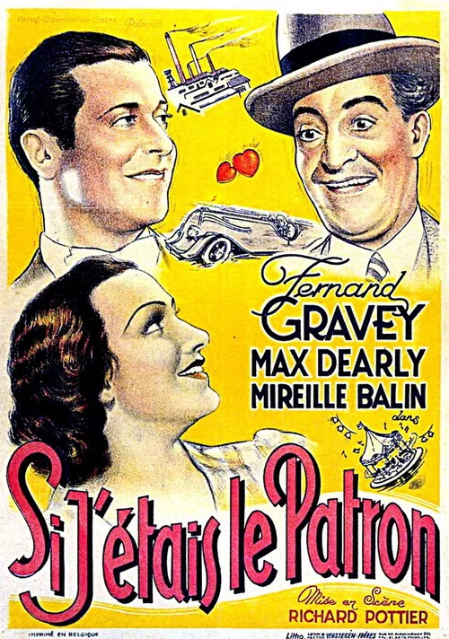 Movie poster for Si j'étais le patron (1934)