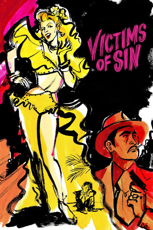 Movie poster for Victims of Sin (1951)
