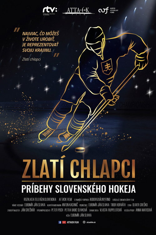 Series poster for Zlatí chlapci: Príbehy slovenského hokeja (2020)
