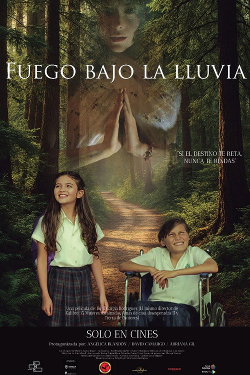 Movie poster for Fuego Bajo La Lluvia (2025)