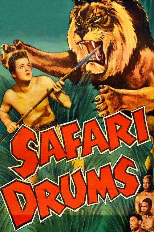 Movie poster for Safari Drums (1953)