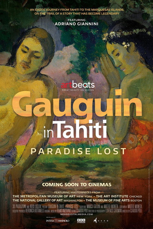 Movie poster for Gauguin in Tahiti. Paradise Lost (2019)