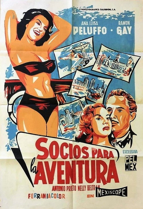 Movie poster for Socios para la aventura (1958)