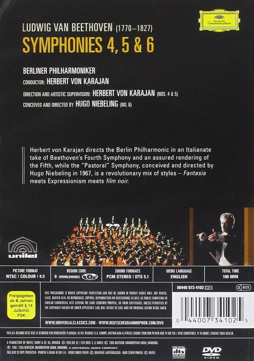 Movie poster for Karajan dirigiert Beethovens fünfte Symphonie (1973)